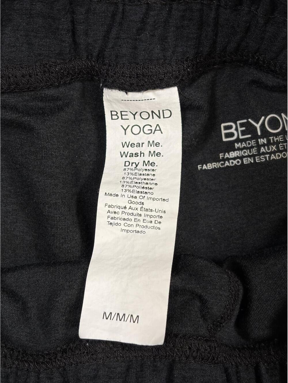 Beyond Yoga Gray Joggers Size M Soft Lounge Athleisure Pants Drawstring - Picture 10 of 13
